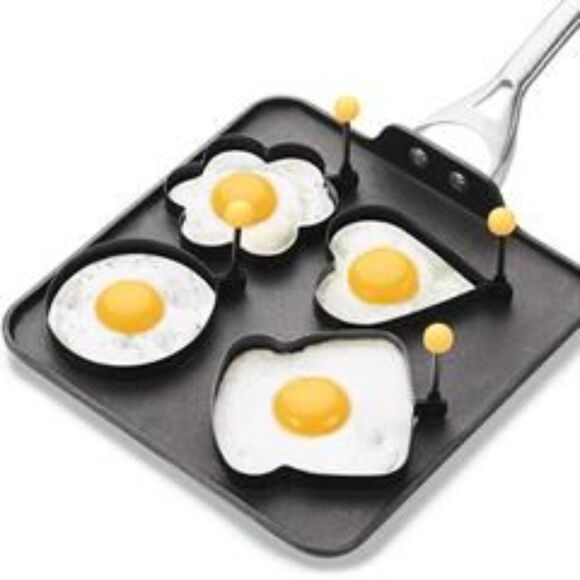 AVON Set of 4 Egg / Pancake Molds (Breakfast / Brunch) ~ NEW!!! - Picture 3 of 5